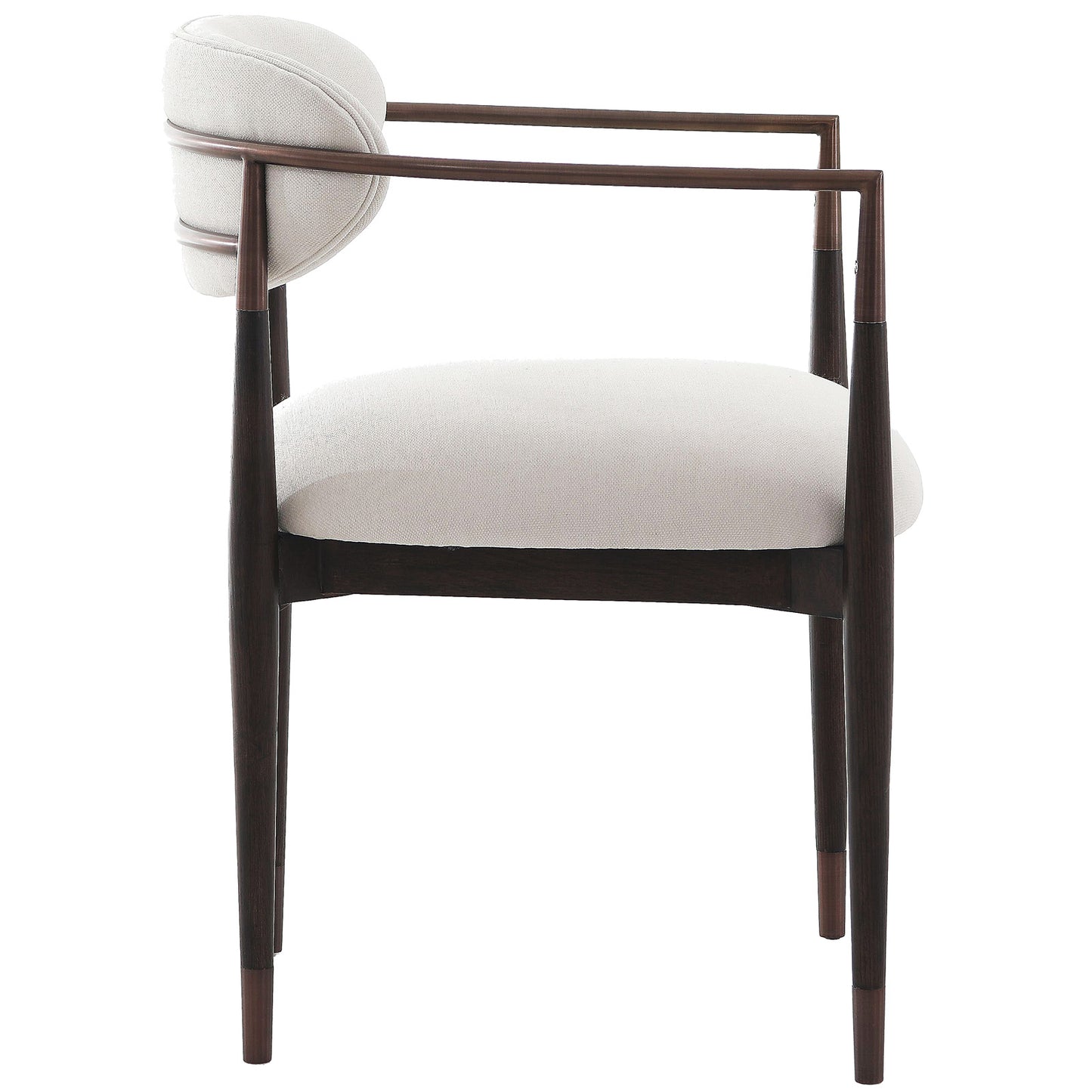 Talis Dining Chair in Walnut and Bronze