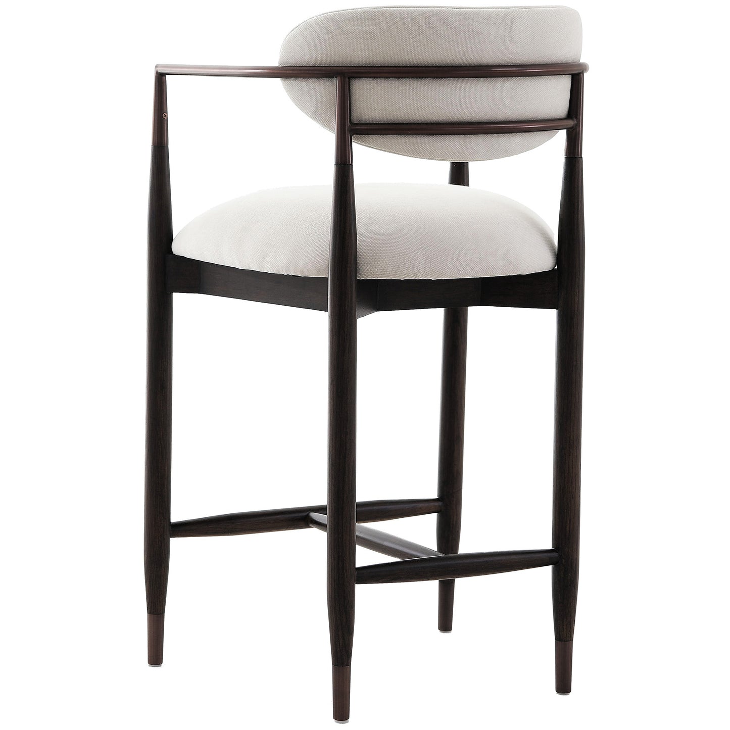 Talis Counter Stool in Walnut and Bronze