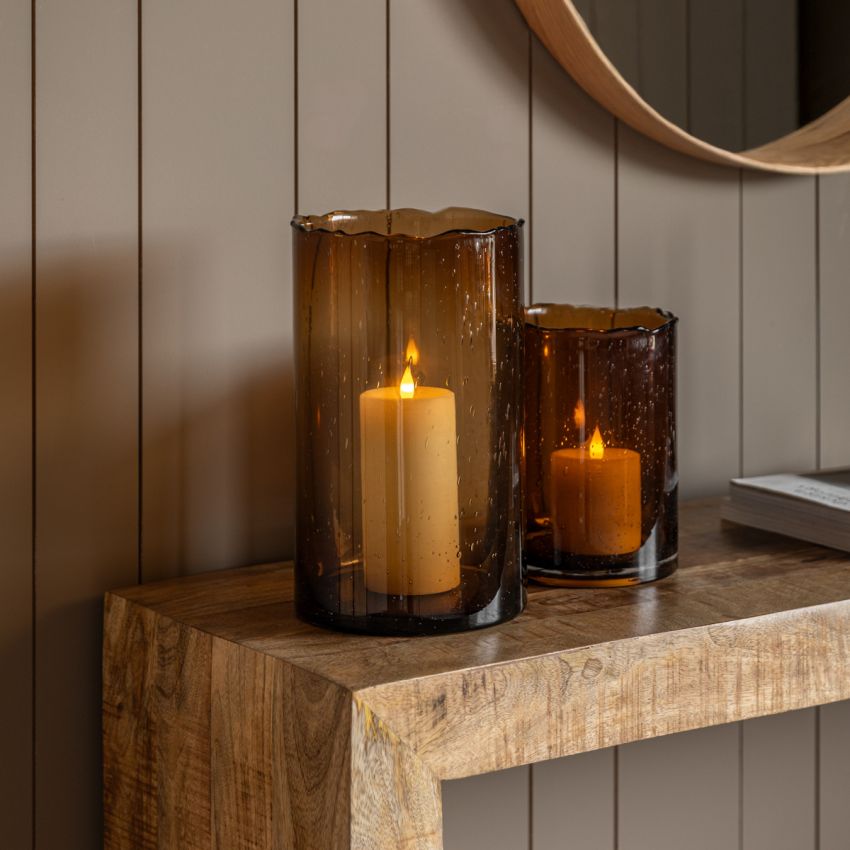 Talis Ember Cut-Edge Glass Vase