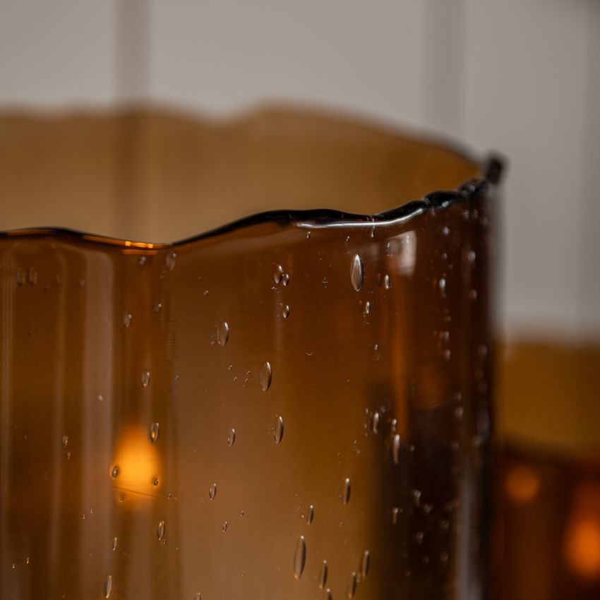 Talis Ember Cut-Edge Glass Vase