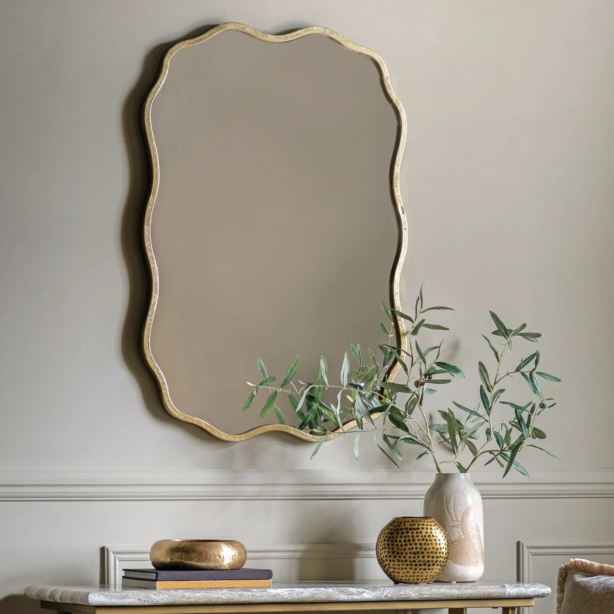 Talis Aurelia Wavy-Edge Mirror