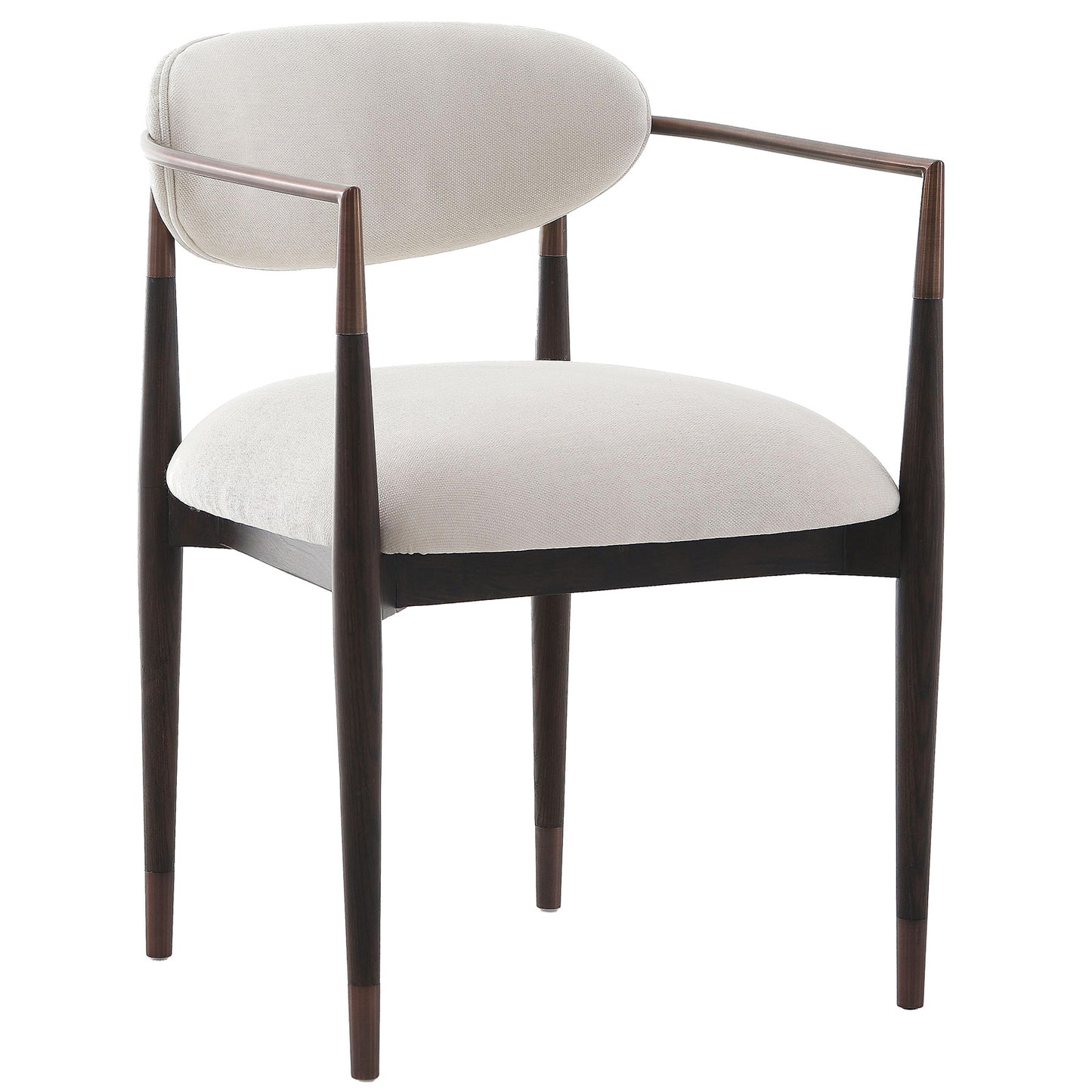 Talis Dining Chair in Walnut and Bronze
