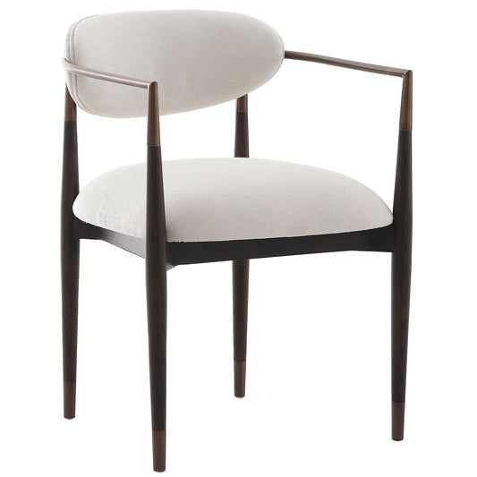 Talis Dining Chair in Walnut and Bronze