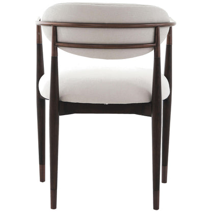 Talis Dining Chair in Walnut and Bronze