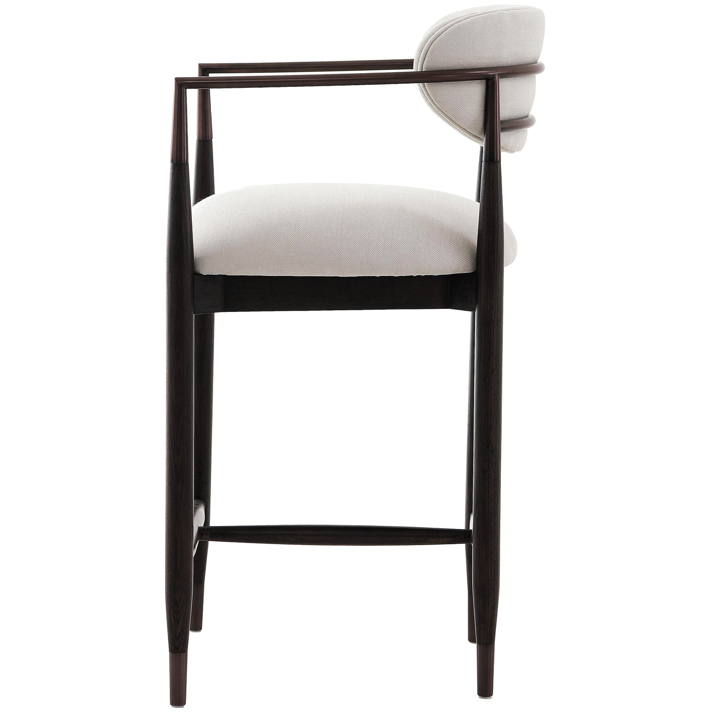 Talis Counter Stool in Walnut and Bronze