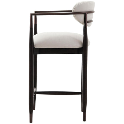 Talis Counter Stool in Walnut and Bronze