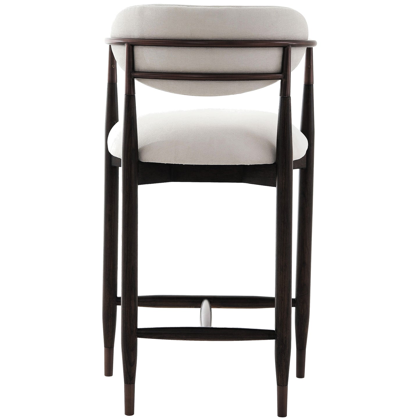 Talis Counter Stool in Walnut and Bronze