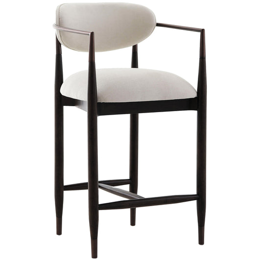 Talis Counter Stool in Walnut and Bronze